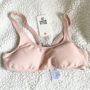 Billabong Tanlines Crop Tank Bikini Top (NWT)